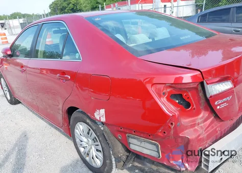 2012 Toyota Camry Le из США, поврежденный, VIN 4T4BF1FK2CR222401